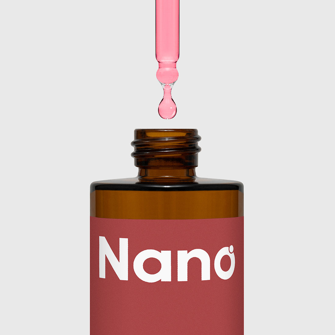 Nano 24K ruby red colloidal gold health and wellness supplement close up