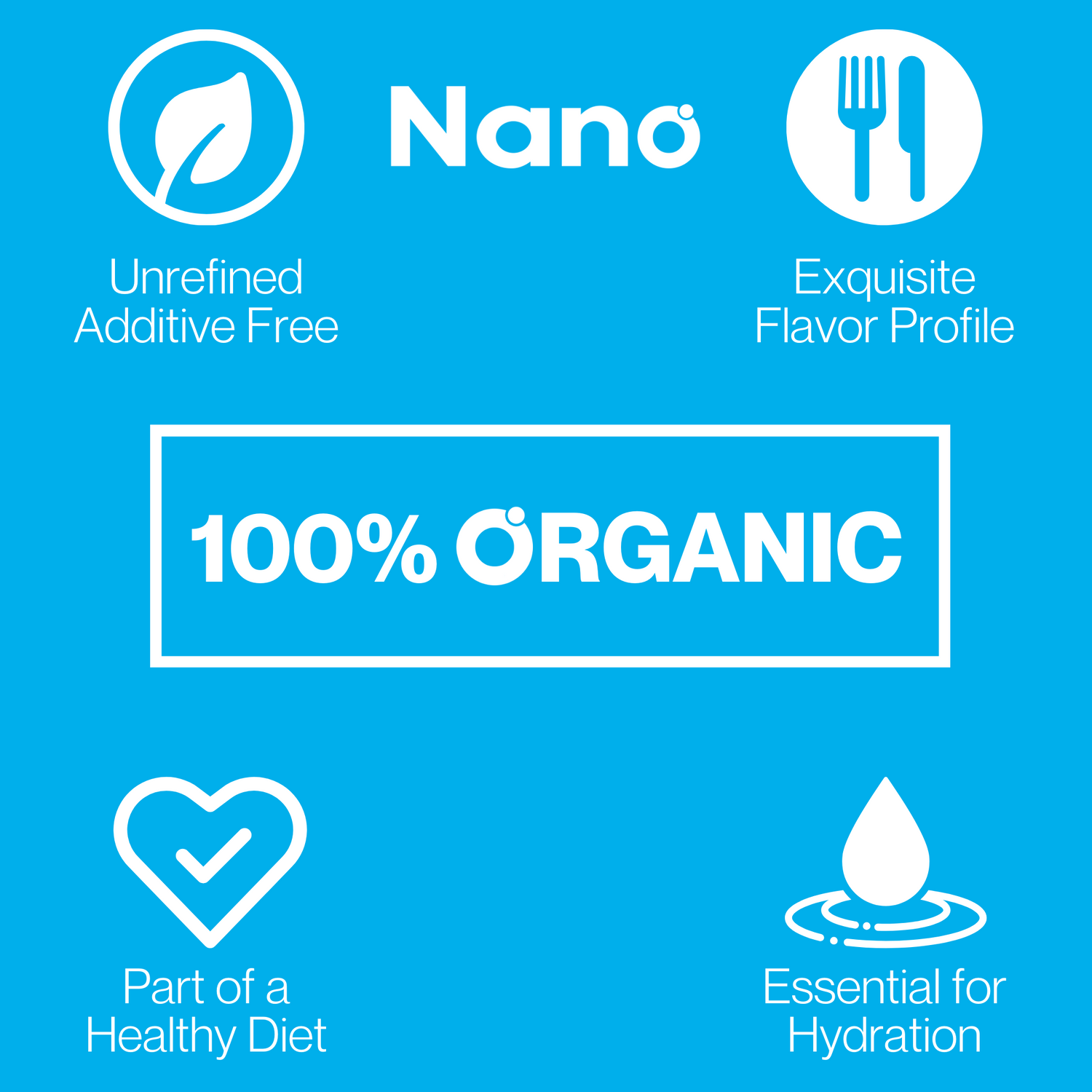 The benefits of Nano Celtic Sea Salt. Unrefined and additive free. Exquisite flavor profile. Part of a healthy diet. Essential for Hydration