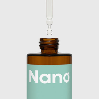 Nano liquid zinc health and wellness supplement close up