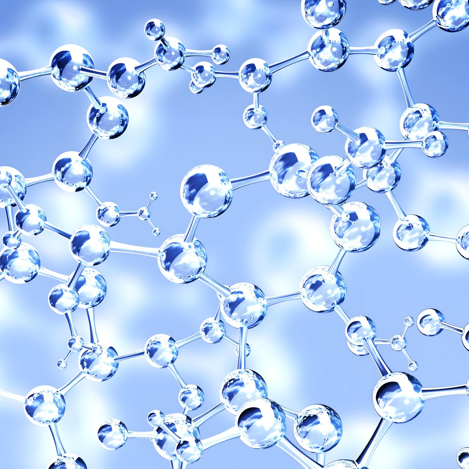 A graphic representation of colloidal liquid supplement nanoparticles 