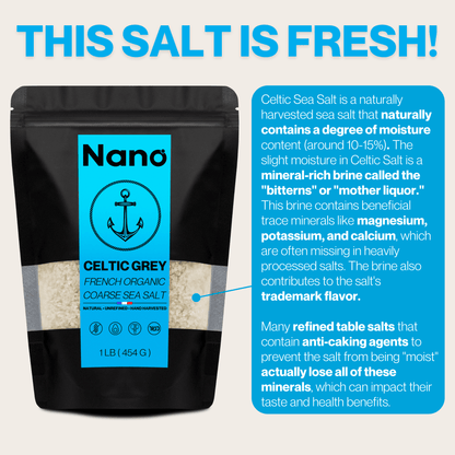 Celtic Grey French Organic Coarse Sea Salt